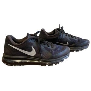 Nike Air Max 2015 Womens 9 Black Silver Running Shoes #298M